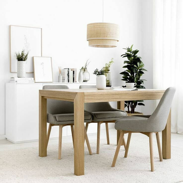 Comedor moderno de madera